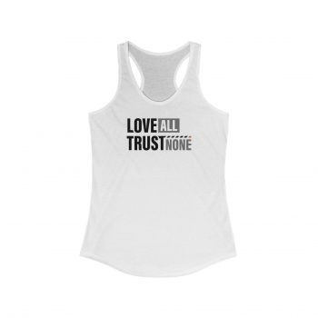 Love All, Trust None Women's Tank Top - Image 2