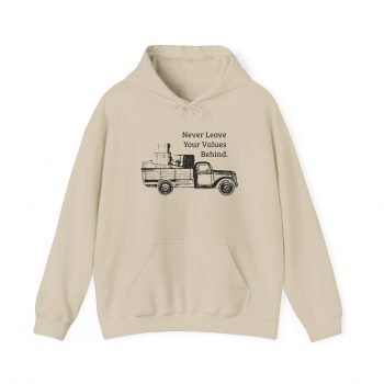 Never Leave Your Values Behind Hoodie - Image 2