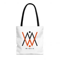 M + W = U Tote Bag