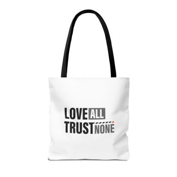 Love All, Trust None Tote Bag - Image 2