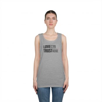 Love All, Trust None Tank Top - Image 4