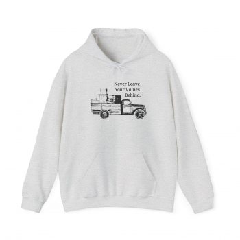 Never Leave Your Values Behind Hoodie - Image 3