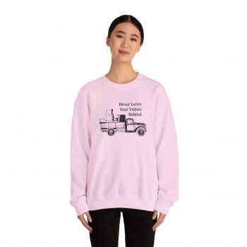 Never Leave Your Values Behind Sweatshirt - Image 6